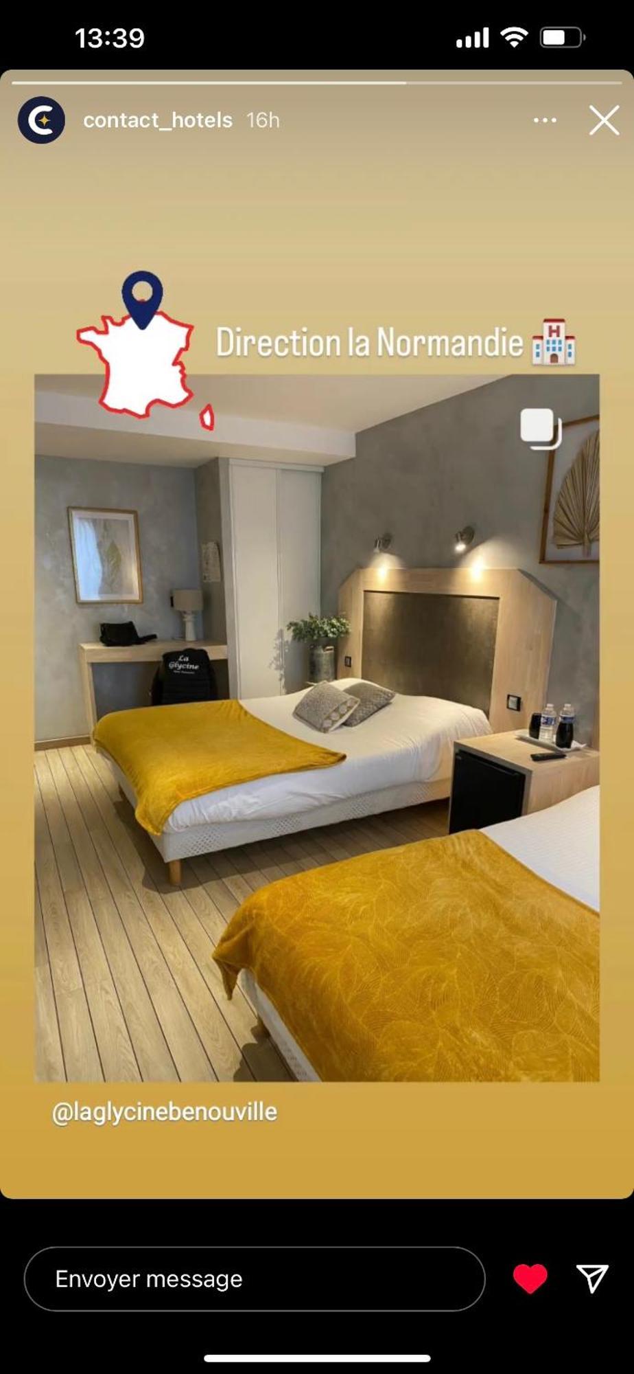 La Glycine Hotel, Spa Et Bien-Etre Bénouville Eksteriør billede